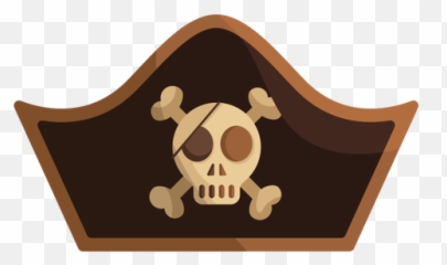 Pirate Skull Captain Cap Icon - Transparent Png U0026 Svg Vector Skull,Captain Png