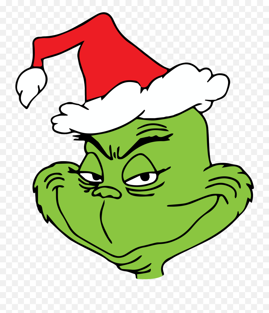 Grinch Smirk Hat - Palcreations Grinch Face Png,Smirk Png
