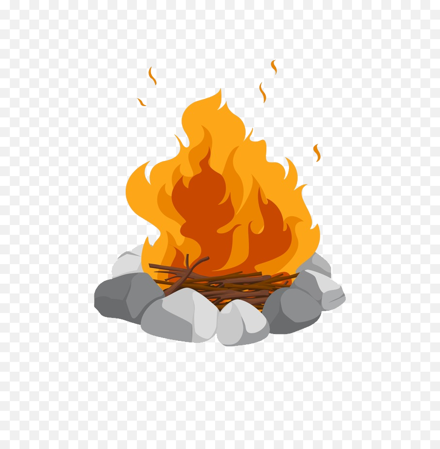 Library Of Transparent Camp Fire Graphic Royalty Free Png - Campfire Png,Fire Transparent Image