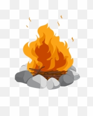 Library Of Transparent Camp Fire Graphic Royalty Free Png - Campfire Png