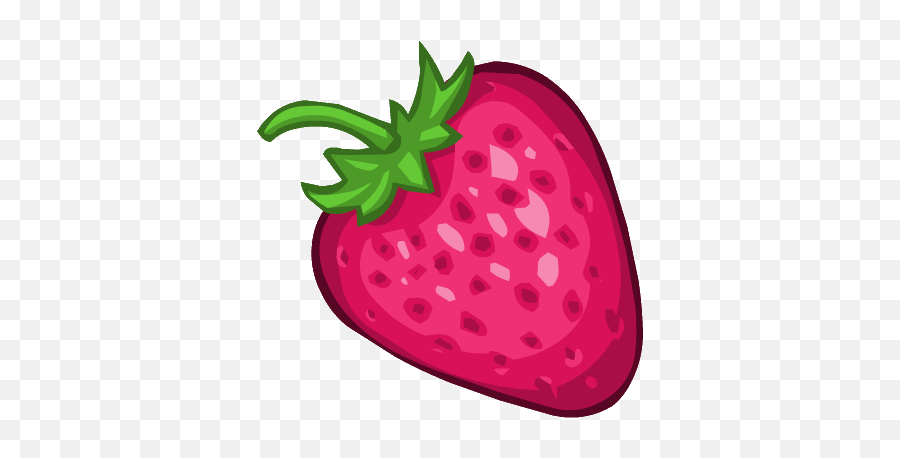 pink strawberry clipart