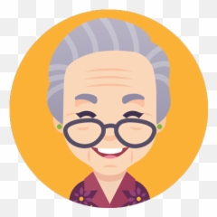 Introducing Heritage Granny - Animated Old Granny Face Png,Granny Png