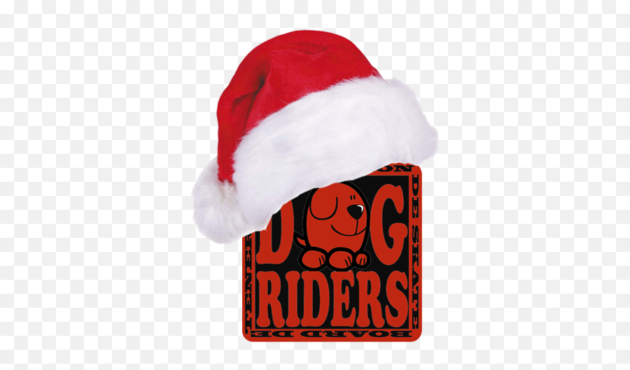 Dog Feliz Navidad Png Riders - Gorro De Papa Noel,Gorro De Navidad Png