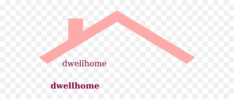 House Roof Clip Art - Vector Clip Art Online House Roof Png Pink,Roof Png