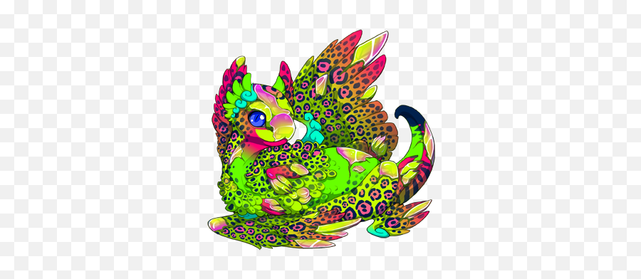 Nentuabyu200d Ahahahaaa Wow Flightrising Lisafrank - Lovely Png,Lisa Frank Png