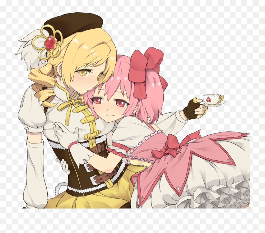 Hd Madokamagica - Madoka Magica Mami X M 1074392 Png Madoka Magica Mami And Madoka,Madoka Magica Transparent