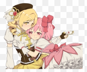 Hd Madokamagica - Madoka Magica Mami X M 1074392 Png Madoka Magica Mami And Madoka,Madoka Magica Transparent