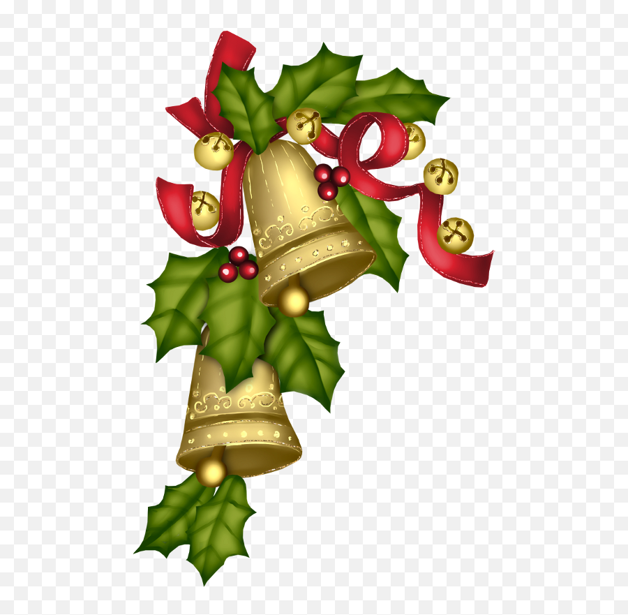 Christmas Greenery Clip Art Transparent - Clip Art Bells Christmas Png,Christmas Greenery Png