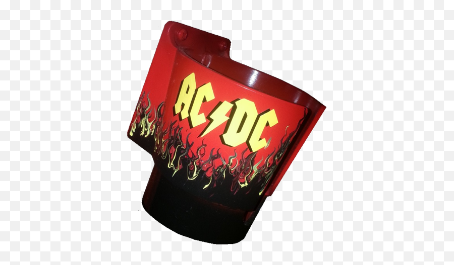 Acdc Pincup With Yellow Logo U2013 Modfather Pinball Mods - Fictional Character Png,Ac/dc Logo