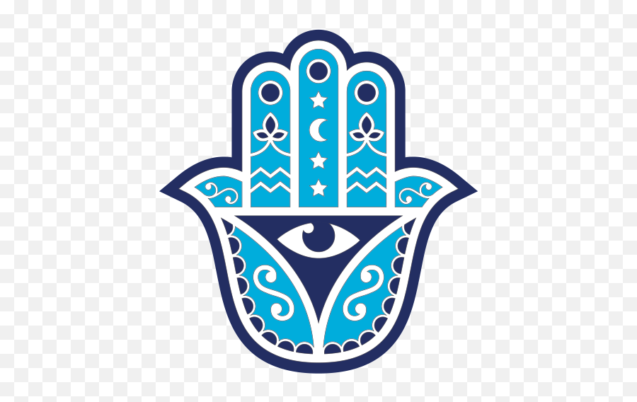 Printed Vinyl Fatima Hamsa Hand Good - Cool Hamsa Hand Logo Png,Hamsa Png