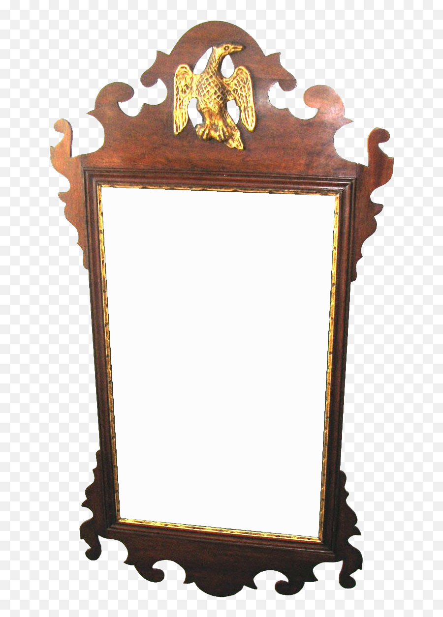 American Chippendale Mahogany Scroll - Crowned Top Png,Scroll Frame Png