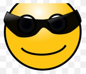 Smiley Face With Glasses Meme Clipart - Full Size Cool png