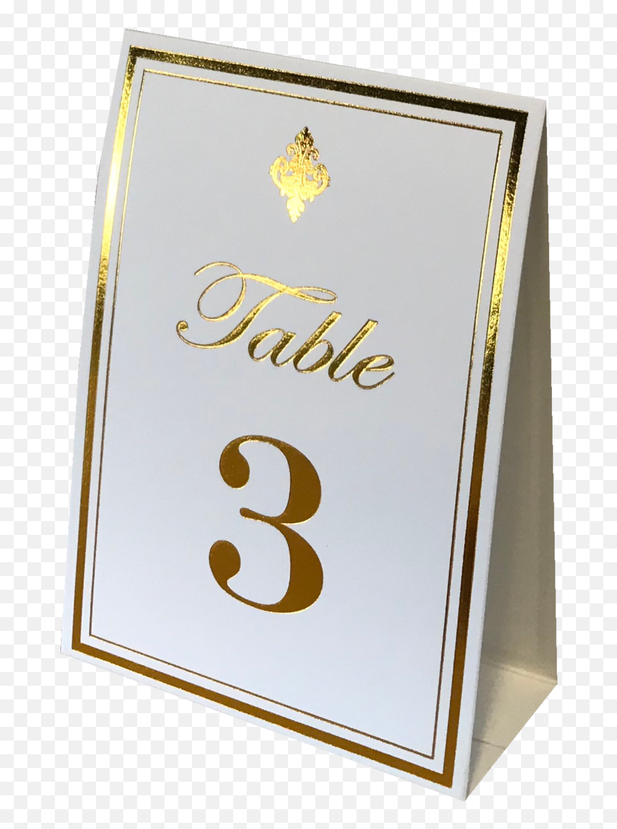 Download Hd Gold Table Numbers Transparent Png Image - Horizontal,Gold Numbers Png