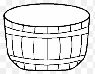 Basket Outline - ClipArt Best Empty Of Apples Line Drawing png