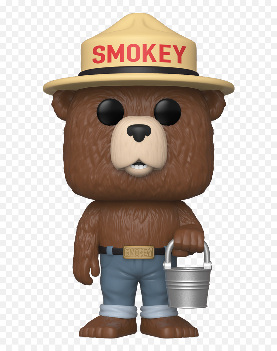 Pop Ad Icons Smokey Bear With Bucket Only - Funko Pop Smokey Bear Png,Kakas...