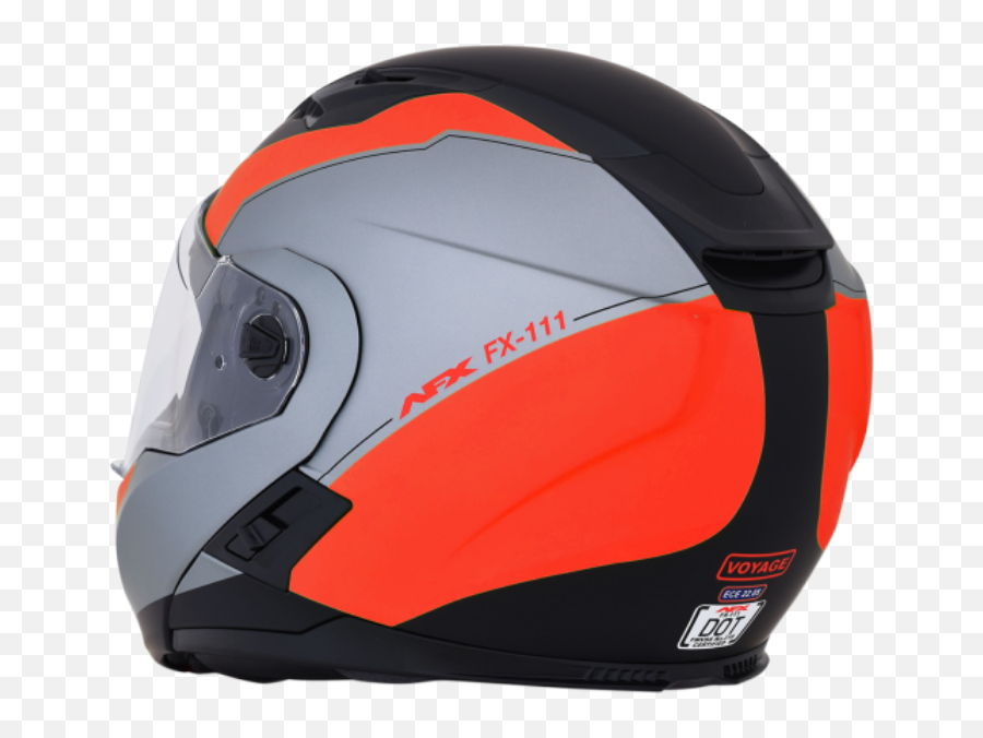 Afx Fx - 111 Modular Helmet Voyage Matte Black And Red Helmet Fx111 Png,Icon Overlord Leather Jacket
