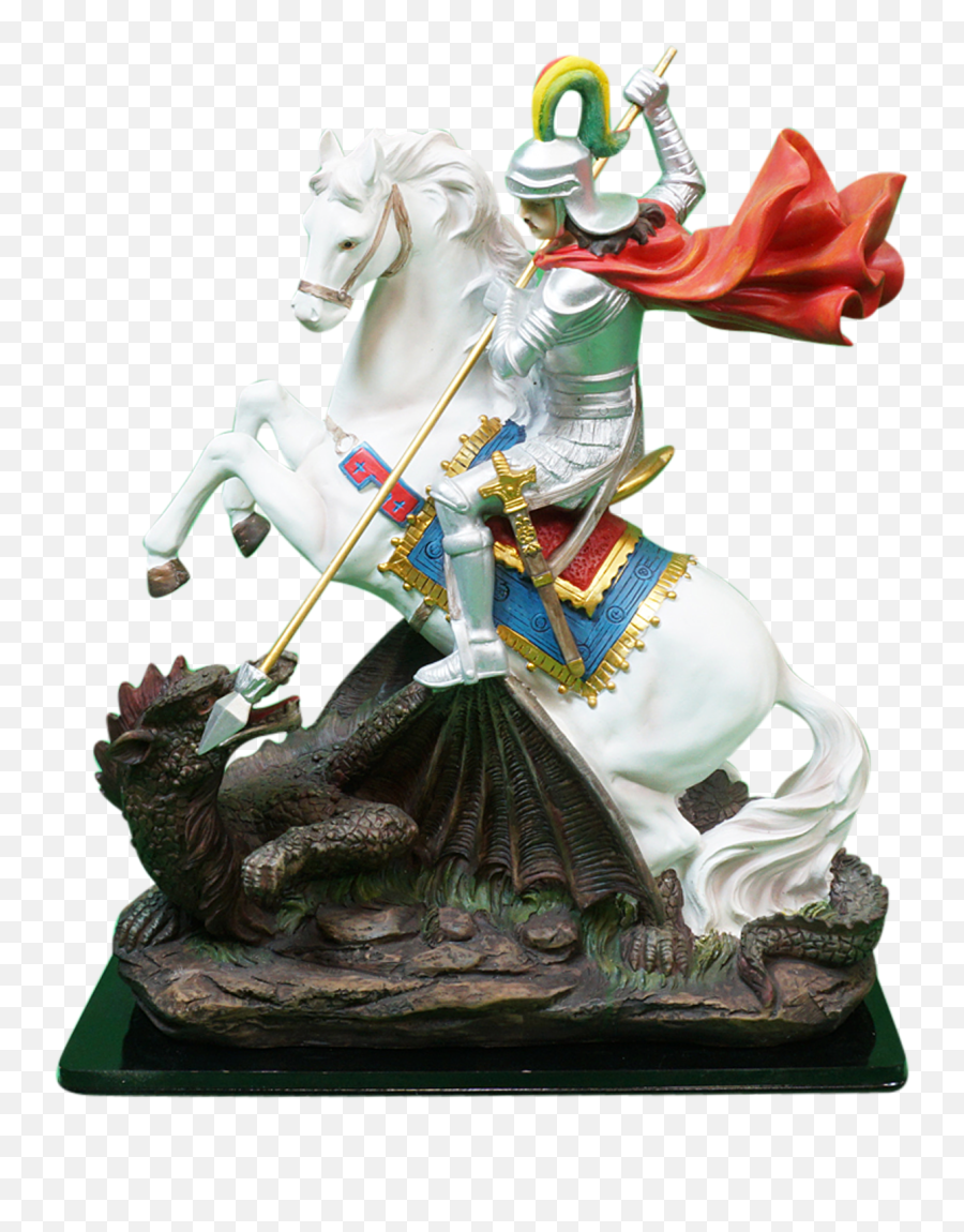 Saint George Statue - Fictional Character Png,St George Icon Dragon