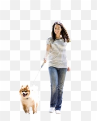Woman Dog People Cutout Render Photoshop Resources - People With Dogs Png,Funny Dog Png