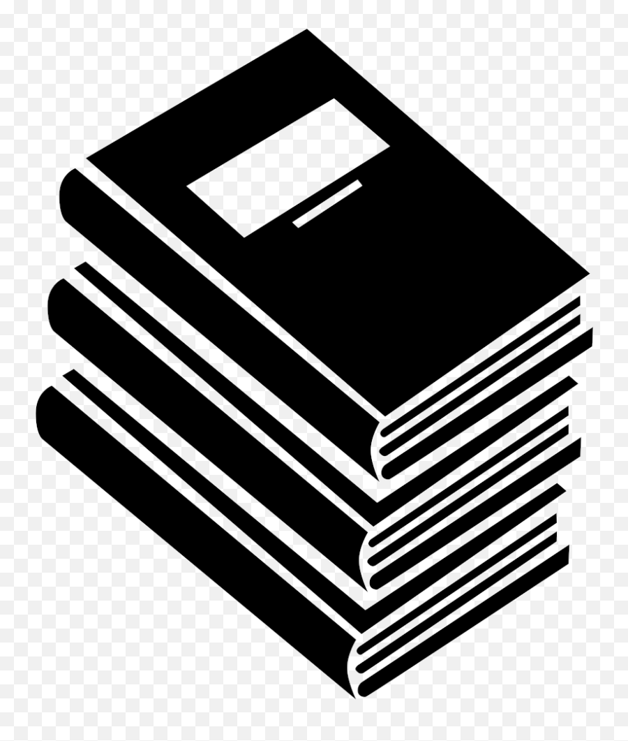 Books Stack For Education Svg Png Icon - White Book Pile Transparent,Download Stack Icon