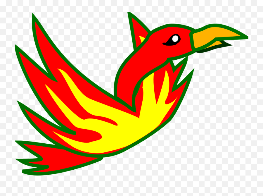 Phoenix Bird Of Fire Mythical - Firebird Clip Art Png,Phoenix Bird Png