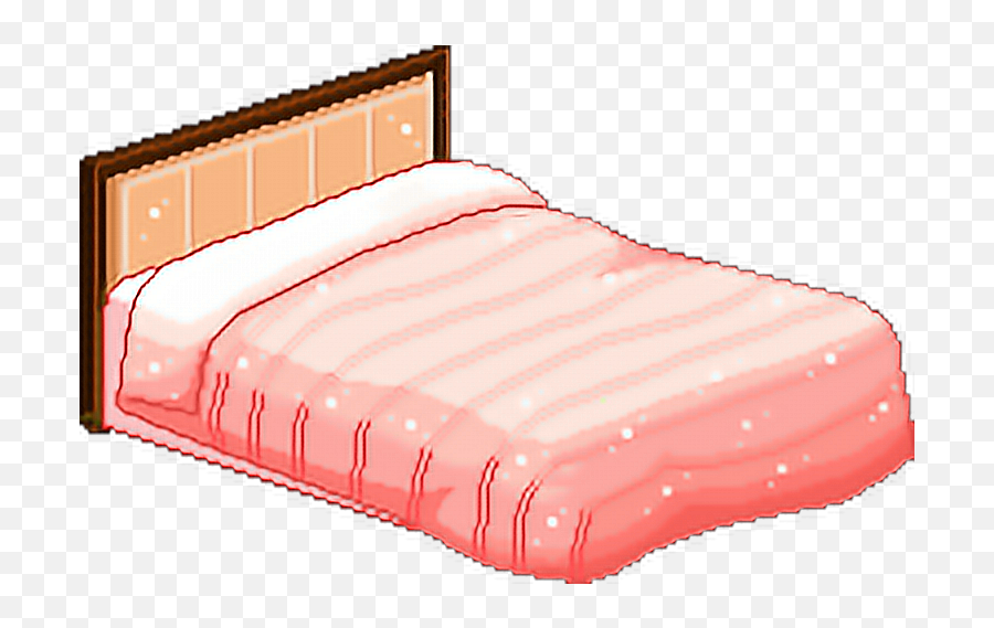 Kawaii Clipart Bed - Kawaii Bed Clipart Transparent Png,Bed Transparent Background