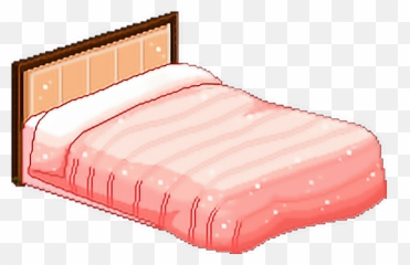 Kawaii Clipart Bed - Kawaii Bed Clipart Transparent Png,Bed Transparent Background