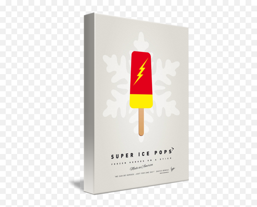 My Superhero Ice Pop The Flash By Chungkong Art - Horizontal Png,Flash Superhero Icon