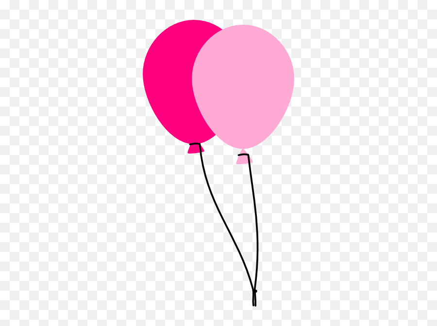 Two Balloons Png Transparent Balloonspng Images Pluspng - Pink Balloon  Cartoon Png,Ballon Png - free transparent png images 