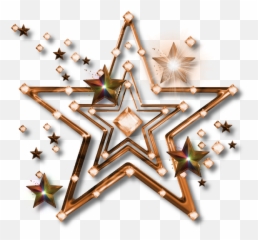 Download Hd Golden Stars - Clip Art Pink Purple png