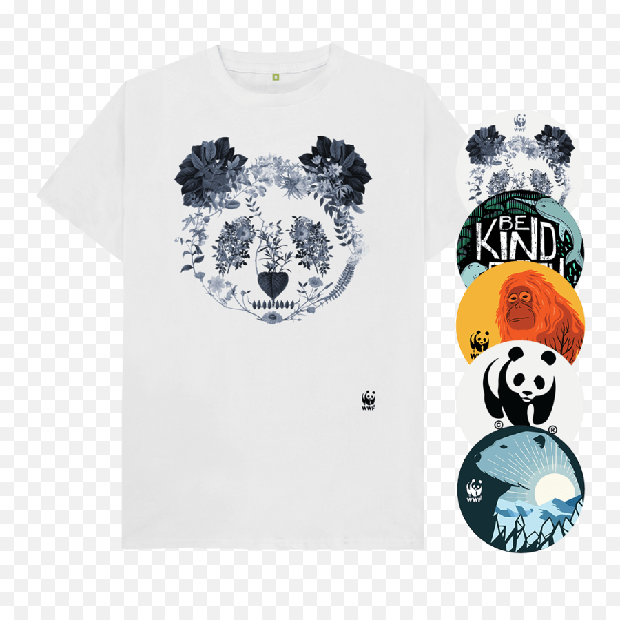 Day Of The Dead Panda T - Shirt Sticker Bundle Png,Wwf Icon