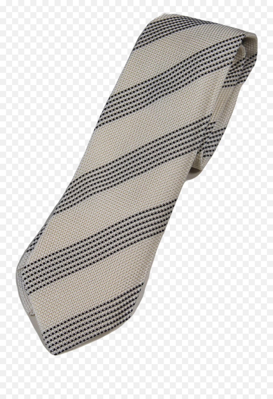 Drakeu0027s U2013 Off - White Grenadine Silk Tie Wnavy Repp Stripe Solid Png,Handsome Icon