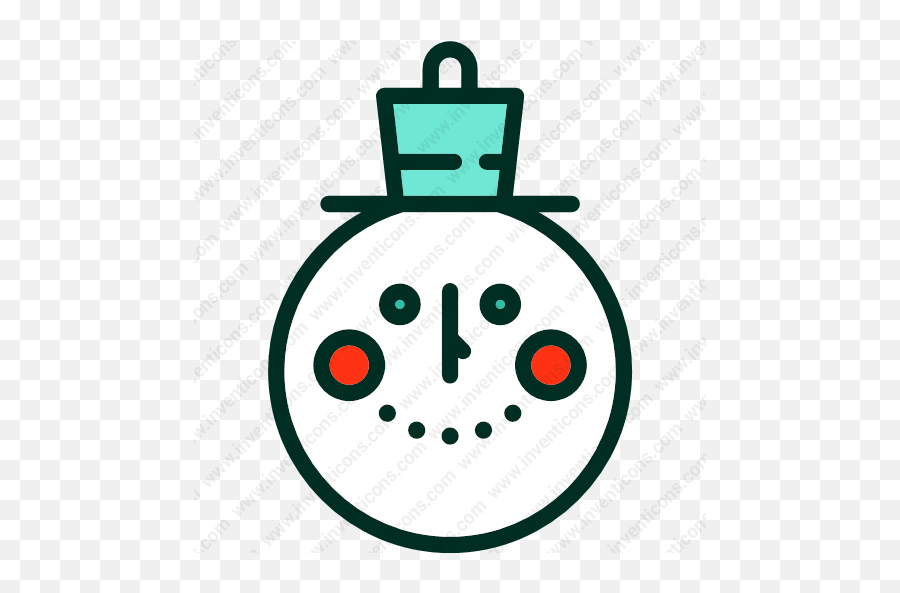 Download Christmas Snowman Decoration Toys Vector Icon - Dot Png,Tos Icon