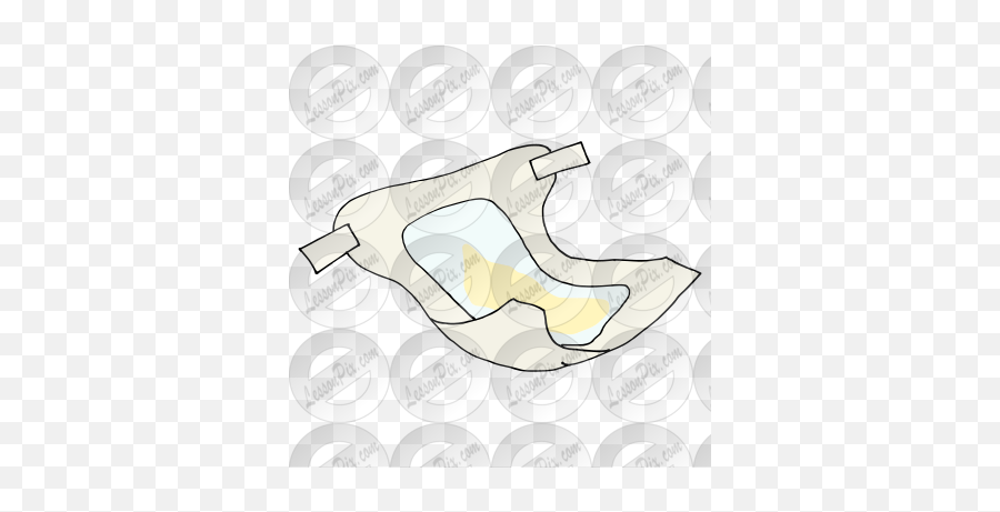 Wet Diaper Picture For Classroom Therapy Use - Great Wet Dirty Png,Wet Icon