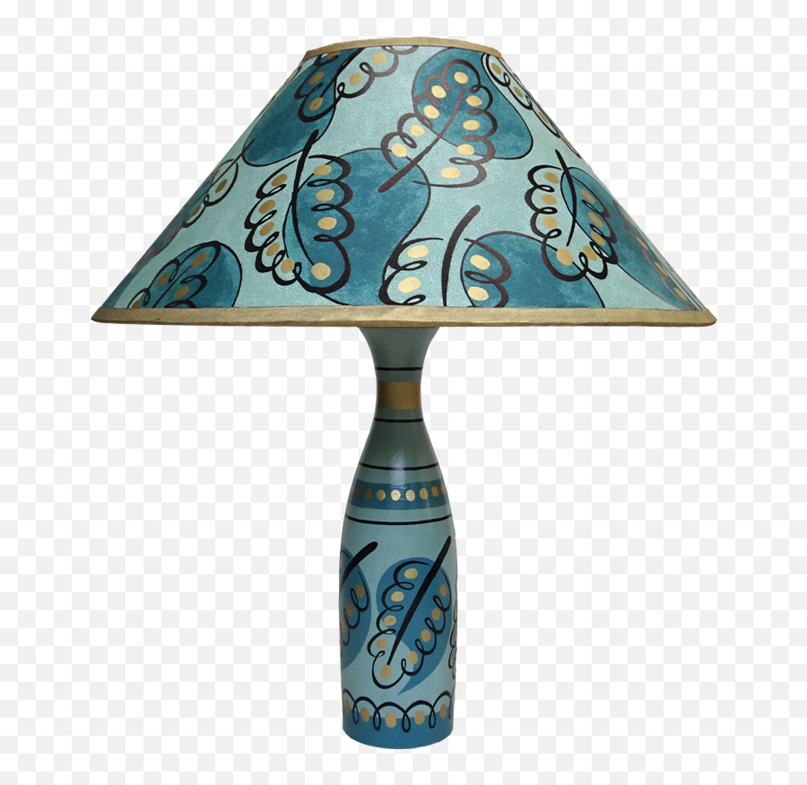 Paisley Leaf Lampshade - Green Gold Cressida Bell Png,Lamp Shade Icon