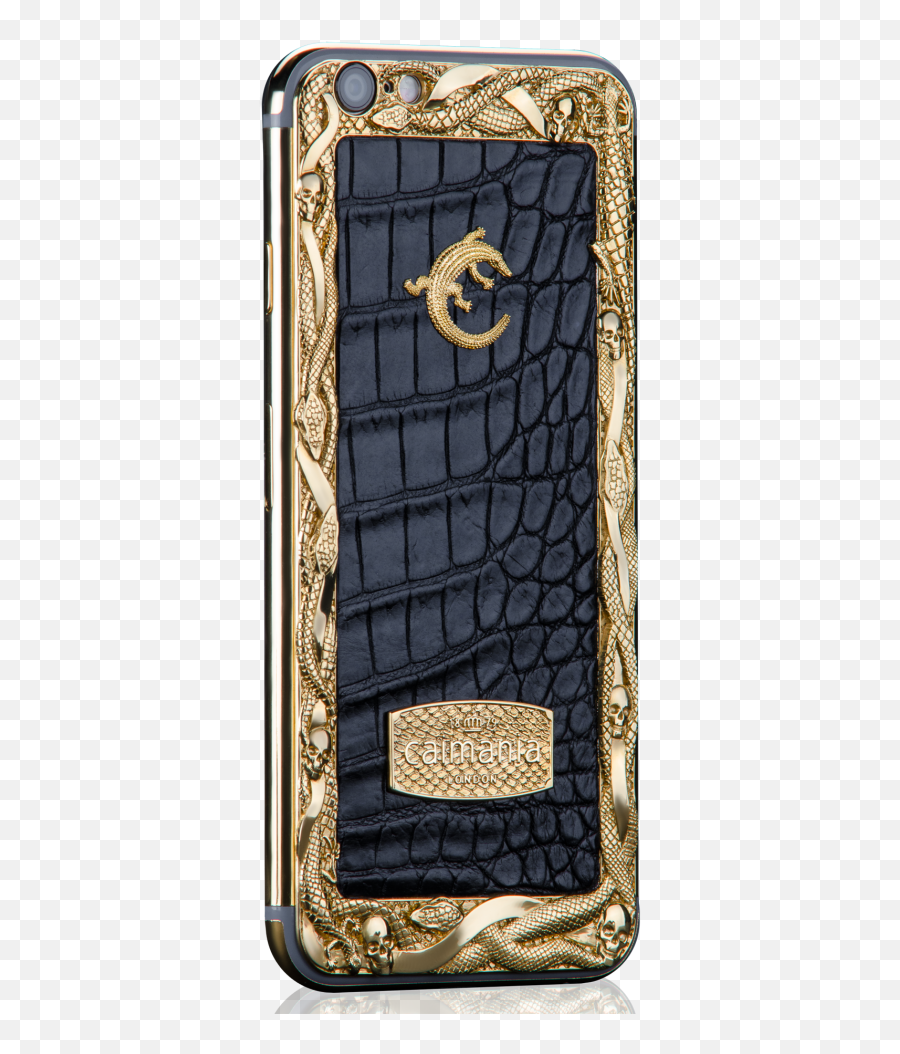 Caimania Ouroboros Gold Iphone 6 Crocodile Leather - Mobile Phone Png,Ouroboros Transparent