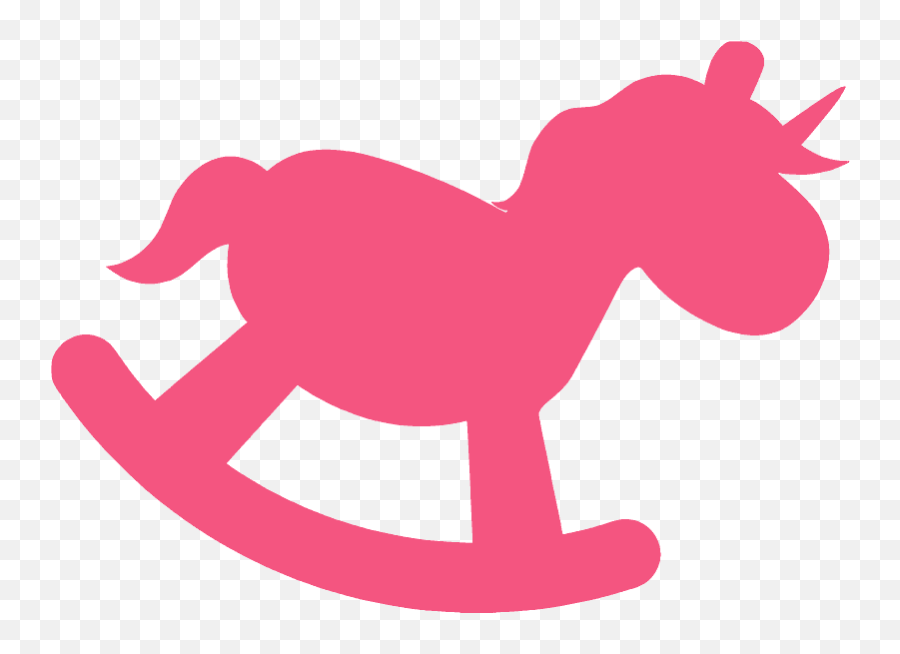 Rocking Unicorn Silhouette - Free Vector Silhouettes Creazilla Animal Figure Png,Rocking Horse Icon