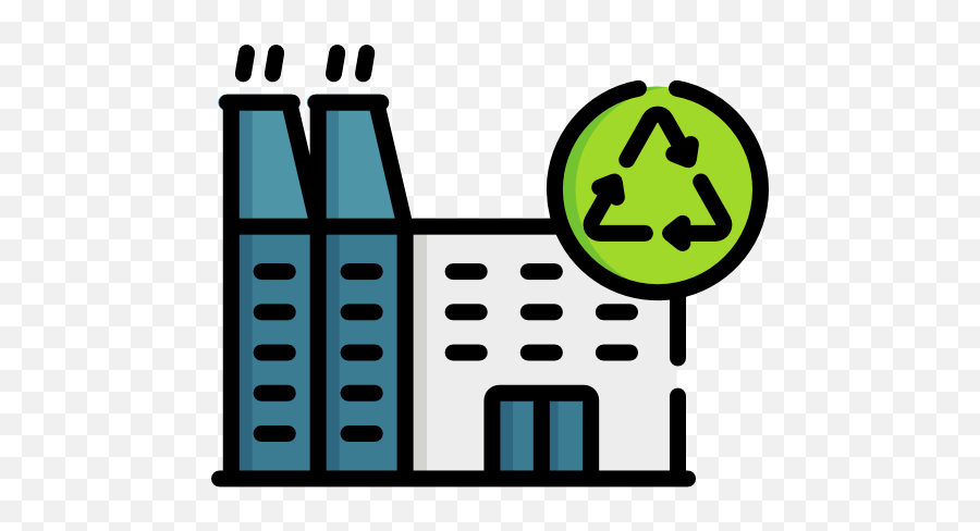 Recycling Center - Free Buildings Icons Recycling Center Icon Png,Facility Icon Png