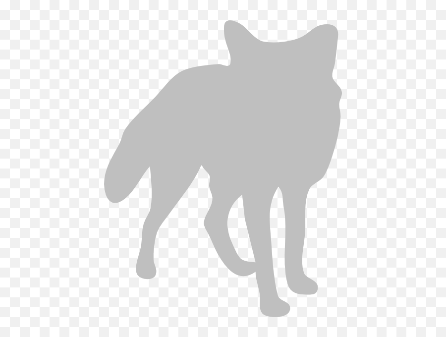 Download Hd Fox Clipart Silver - Fennec Fox Silhouette Fennec Fox Png Black,Megan Fox Icon