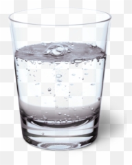 Highball Glass Vodka Tonic Cup Water - Half Full Png Transparent