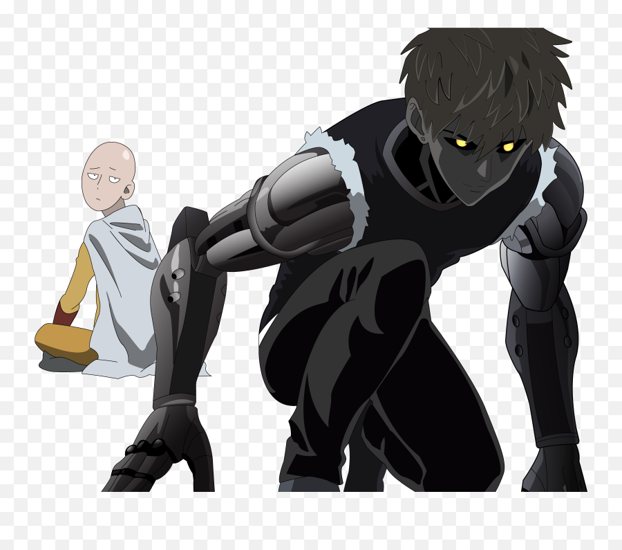 Genos Before Going Supersonic Ronepunchman One - Punch Cartoon Png,One Punch Man Logo Png