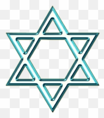 Jewish Star Transparent Png Image - Star Of David Turquoise Transparent,Star Of David Png