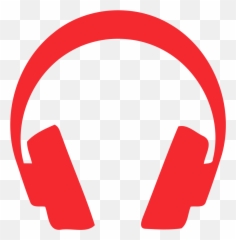 Headphones Free Stock Icons - Red Headphones Icon Transparent Background Png,Headphones Icon Png