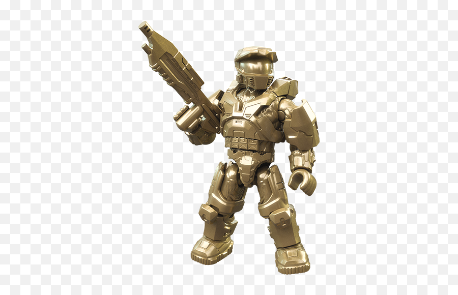 Halo - Halo Mega Construx Gold Master Chief Png,Halo Master Chief Png