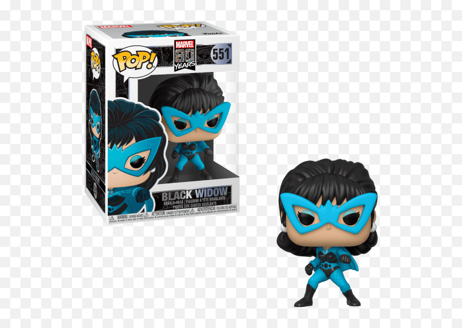 Pop Marvel - 80th Anniversary 551 First Appearance Black Widow Funko Pop Marvel 80th First Appearance Black Widow 551 Png,Black Widow Png