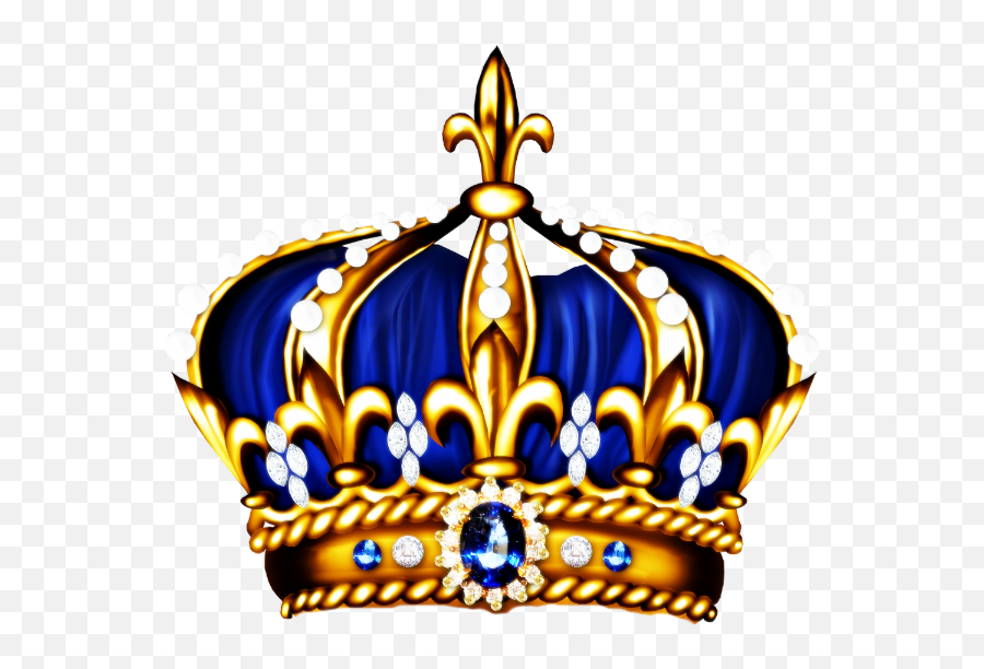 Royal Blue Prince Baby Shower Gold Crown 1006655 - Png Blue And Gold Crown,Gold Crown Png