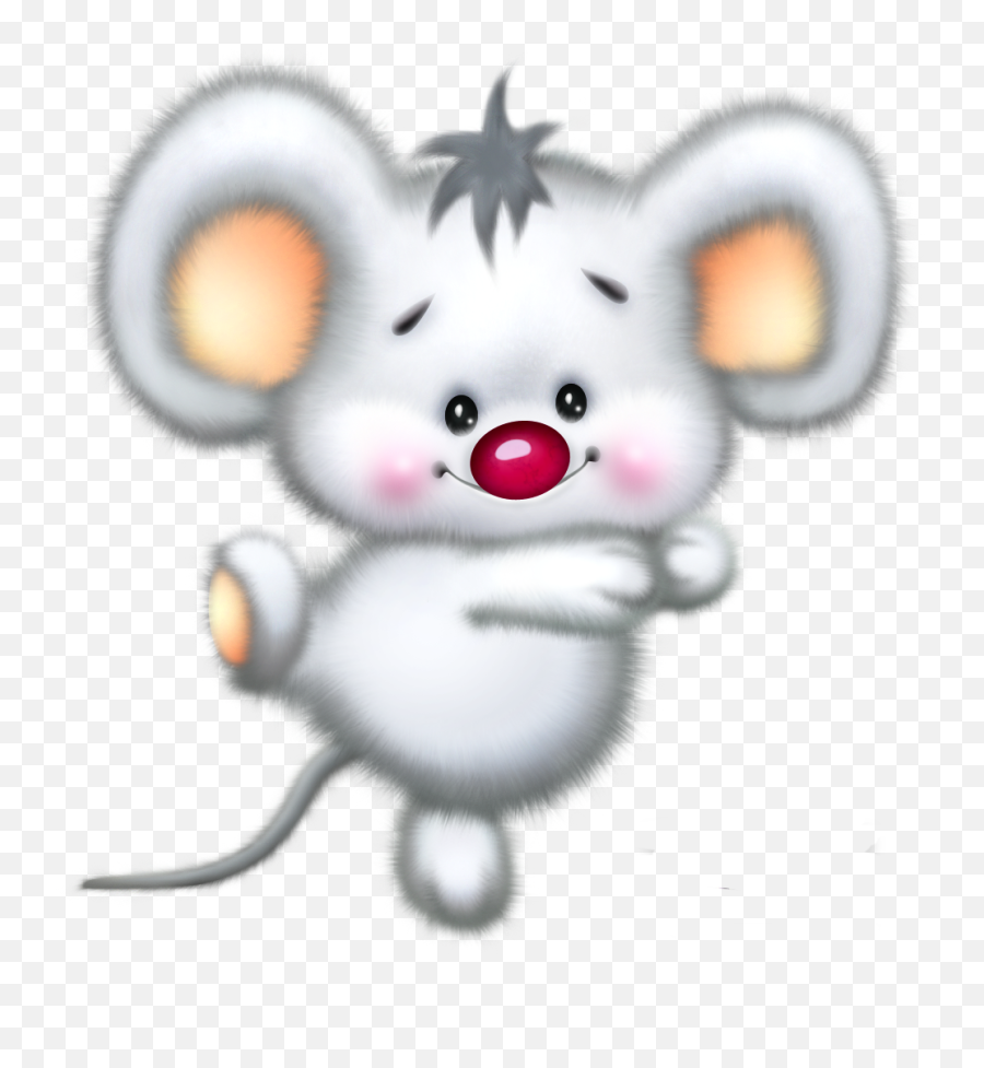 Stock White Mouse Cartoon - Cute White Mouse Cartoon Png,Transparent Cartoons