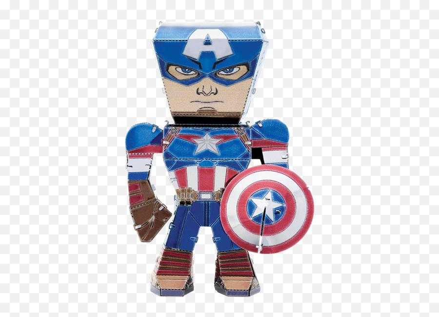 Metal Earth Legends - Captain America Capitan America De Juguete Png,Capitan America Png
