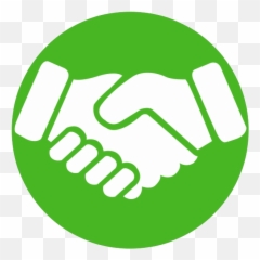 Handshake Icon Picture - Green Shake Logo png