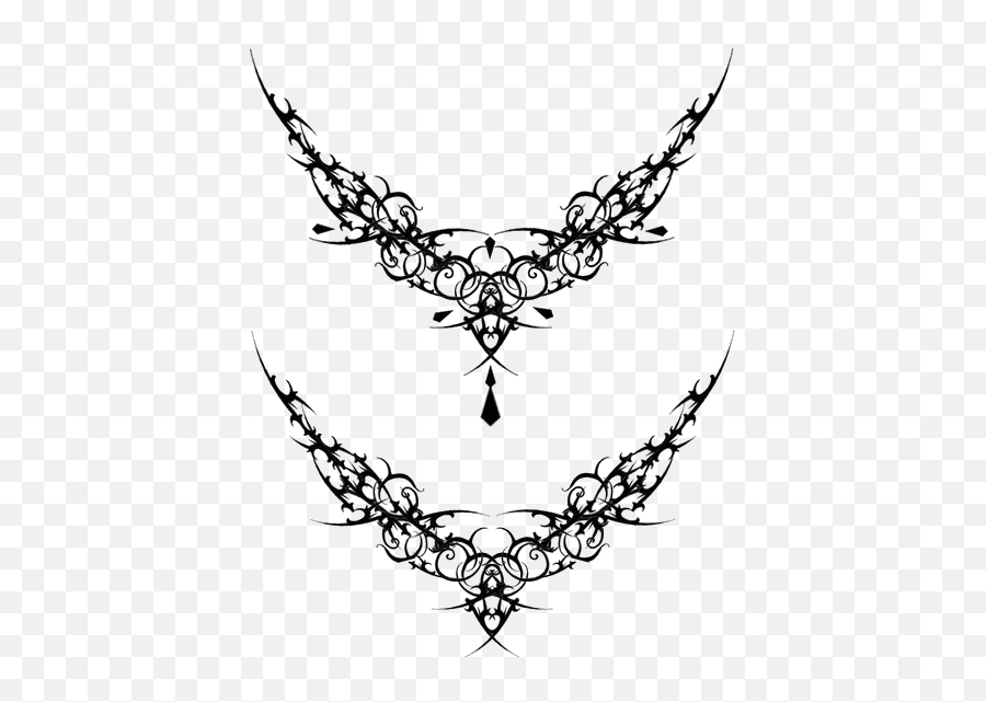 Goth Tattoo Png Image - Neck Tattoo No Background,Goth Png
