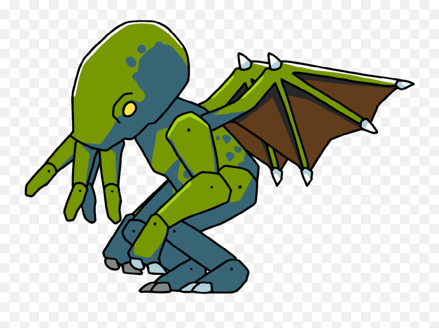 Chimera Clipart Scribblenauts - Cthulhu Scribblenauts Png,Chimera Png